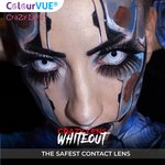ColourVue CRAZY ČOČKY - WhiteOut (2 ks tříměsíční) - dioptrické - exp. 09/2023