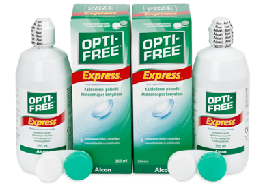 Opti-Free Express 2 x 355 ml s pouzdry
